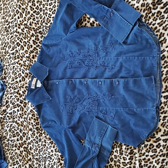 Faded Glory Tops - Faded Glory . Denim button down